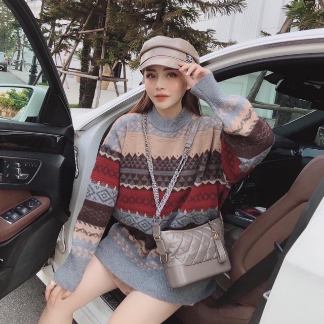 Áo len thổ Cẩm hàn quốc - SIÊU HOT