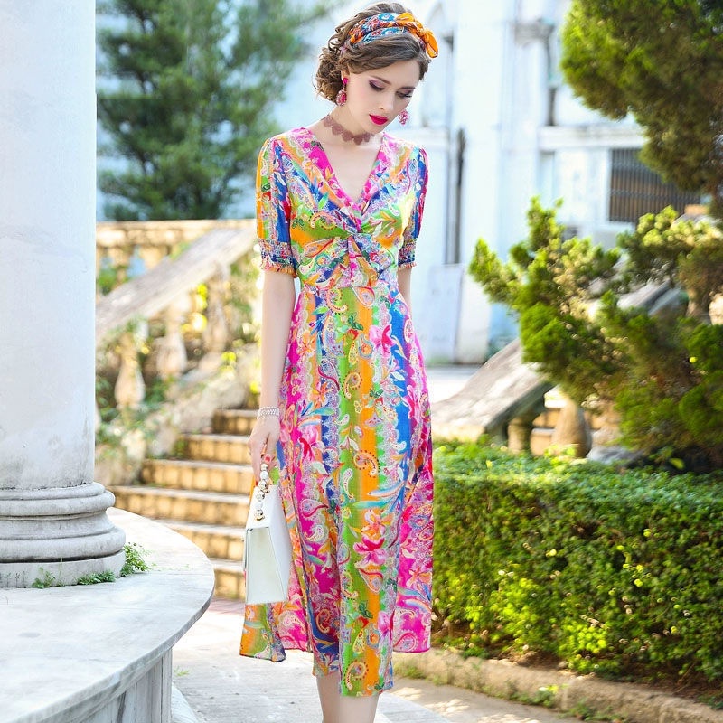 Đầm Dài Tay Phồng Thời Trang Mùa Hè Pháp Hàng Mới 2022