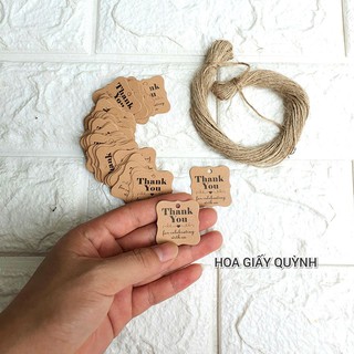 100 Tag TREO GIẤY  CÓ DÂY