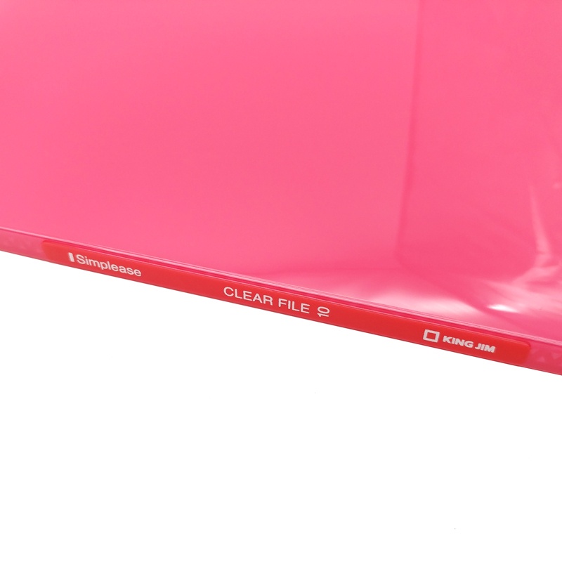 Bìa 10 Lá A4S - King Jim 186-10GSV - Màu Đỏ