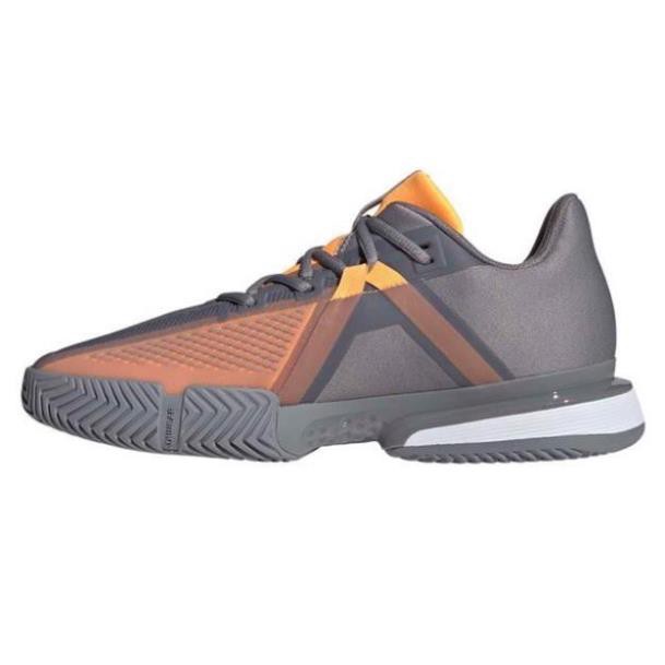 11.11 HOT 🎁 GIÀY TENNIS ADIDAS SOLDMATCH BOUNCE GREY/ORANGE EF0572) uy tín New 2020 New Xịn Cao Cấp 2020 ! HOT ' # `