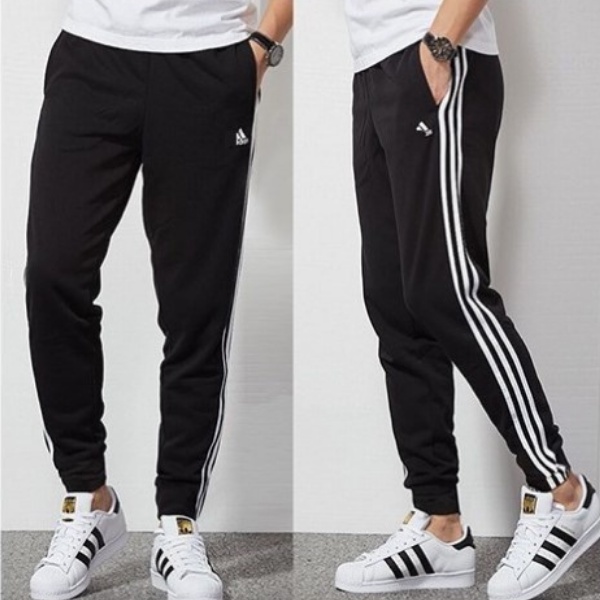 Quần 3 sọc Jogger nam thể thao das chất nỉ dày dặn chuẩn form đẹp