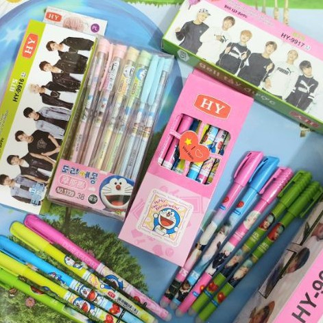 Bút bi xóa được, bút xóa được có gel tẩy loại tốt, mực đều - Phụ kiện quà tặng Hani