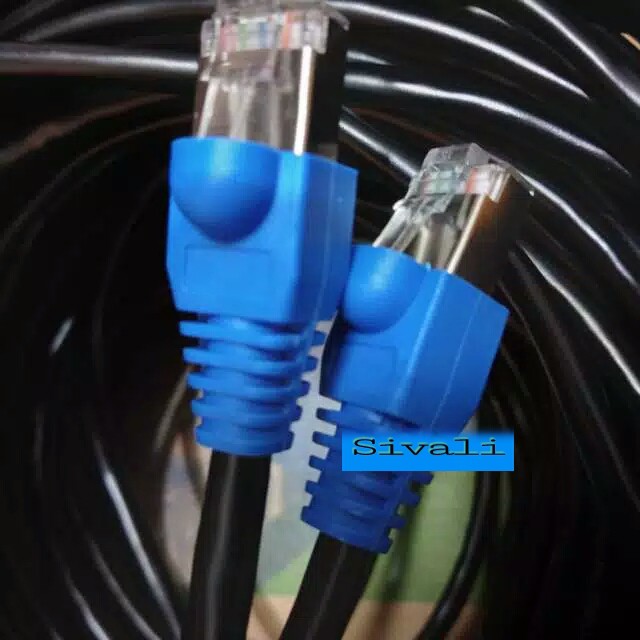 Dây Cáp Lan Dài 10m Ftp Cat5E Màu Đen Sử Dụng Ngoài Trời