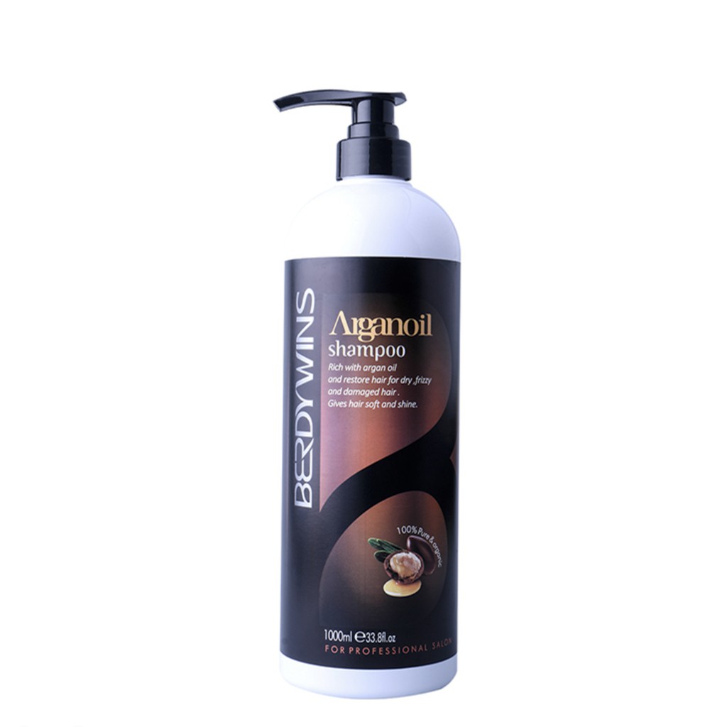 Dầu gội siêu mềm mượt Arganoil Berdywins Shampoo 1000ml