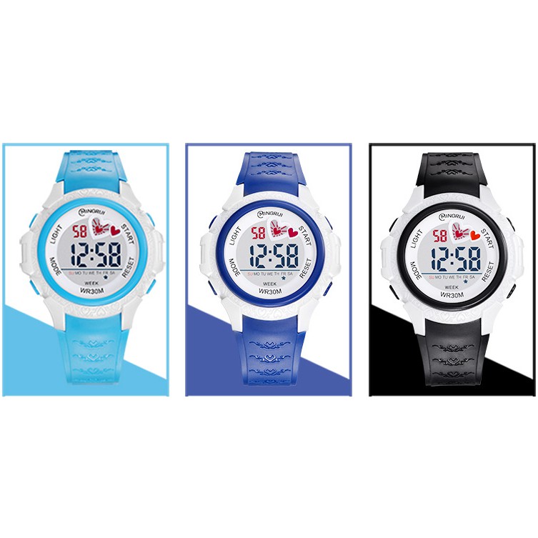 Đồng hồ điện tử trẻ em Ming Rui cute đa chức năng phát sáng | BigBuy360 - bigbuy360.vn