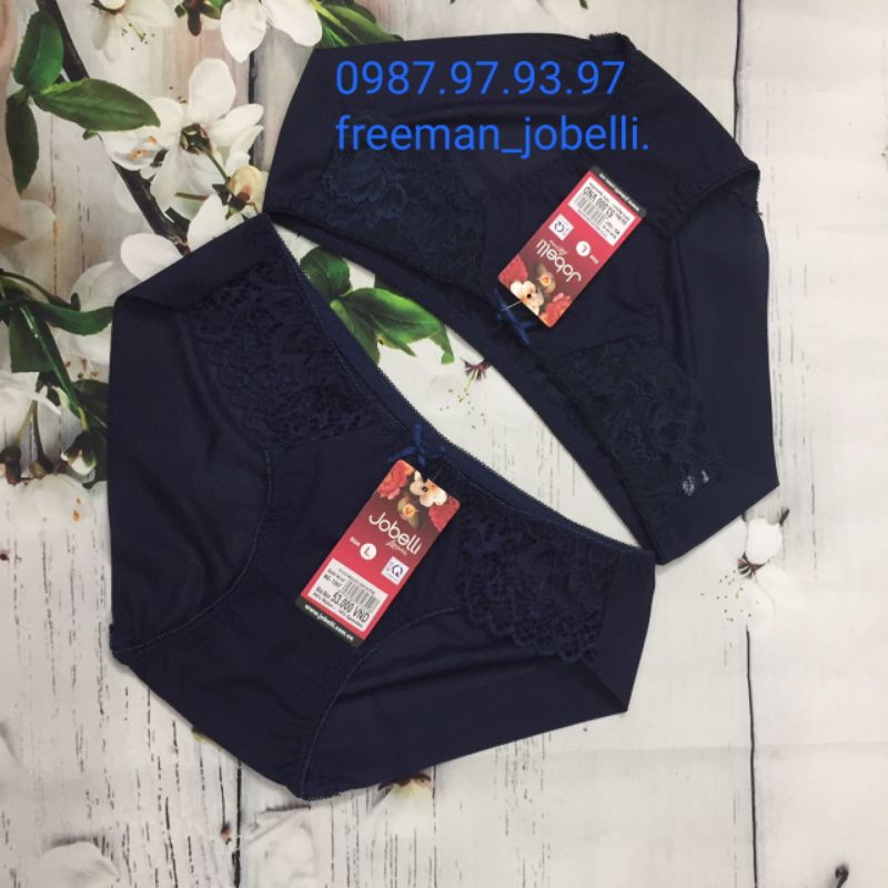 Quần xì nữ ,sịp nữ jobelli 1267,giá cty 59k- bán 40k, hình thật +video, lưới lụa dập sóng phối ren