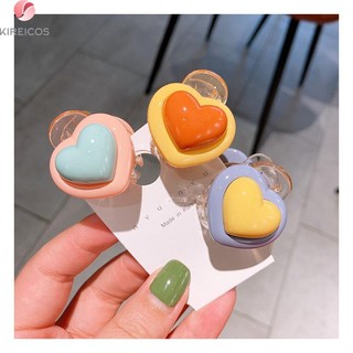 Gấp Tóc Kẹp Tóc Đính Tim Đáng Yêu Nhiều Màu