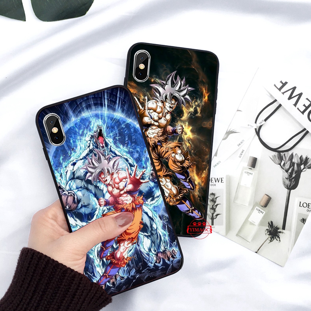 Ốp điện thoại mềm hoạt hình bảy viên ngọc rồng cho iPhone XS Max XR X 11 Pro 7 8 6 6S Plus 47A