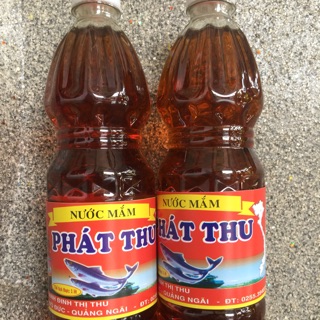 COM BO 2 CHAI MẮM CỐT NHỈ NGUYÊN CHẤT