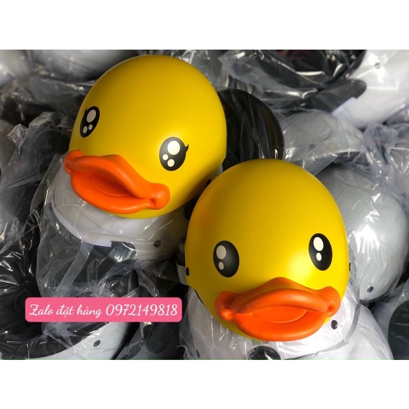 MŨ BẢO HIỂM TRẺ EM & NGƯỜI LỚN CON VỊT VÀNG B - DUCK NGỘ NGHĨNH DỄ THƯƠNG