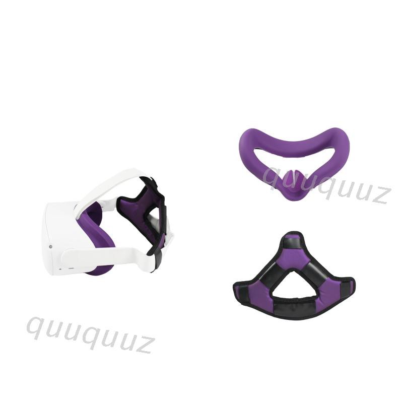 Đệm Bọc Bảo Vệ Mắt Bằng Da Pu Mềm Cho Kính Thực Tế Ảo Oculus Quest 2 Vr