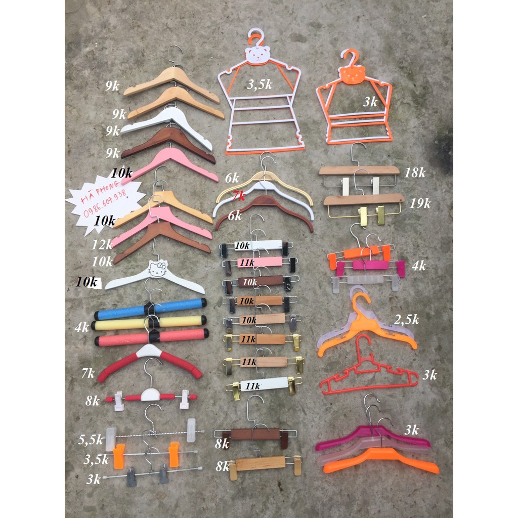 Móc áo shop thời trang, Móc bộ to trẻ em (Size 3-5 tuổi)