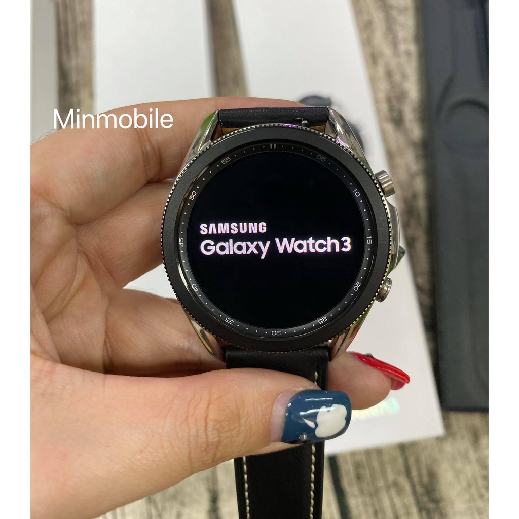 Đồng hồ Galaxy Watch 3 45mm GPS Viền thép dây da - SM-R840 chính hãng Samsung Việt Nam