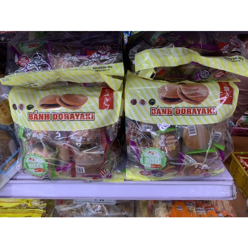 Bánh Dorayaki Doremon Mix 3 Vị Risren Siêu hot 350g