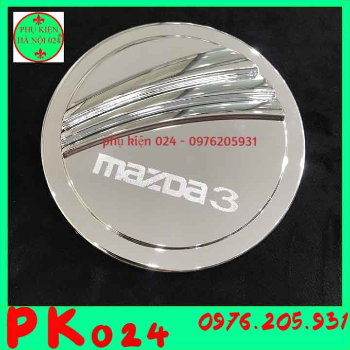 [Mazda 3 2020] Ốp Nắp Bình Xăng Mạ Crom Mazda 3 2020