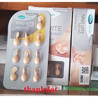 NNO VITE serum dạng vỉ dưỡng trắng da mới