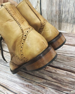 Bốt oxford boots da thật hãng Vero cuoio size 38