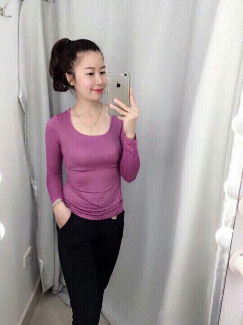 (MUA 4 TẶNG 1)ÁO GIỮ NHIỆT HÀN CỔ TRÒN | BigBuy360 - bigbuy360.vn