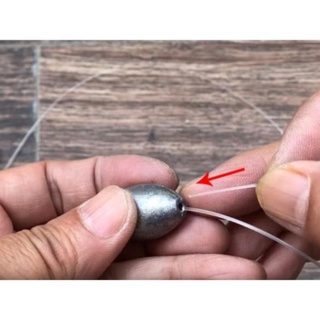 chì câu cá xuyên tâm đủ size