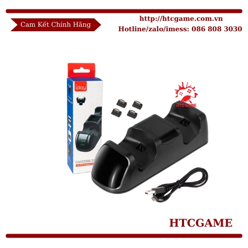 [Mã SKAMSALE03 giảm 10% đơn 200k] Dock sạc 2 tay cầm PS4 Dual ChargingDock ( Có đèn báo )