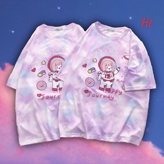 áo thun loang mau lơ chibi kute phi hành gia
