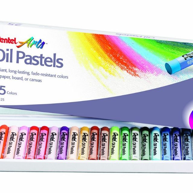 Bút sáp dầu Pentel 25 màu- PNH- 25AS