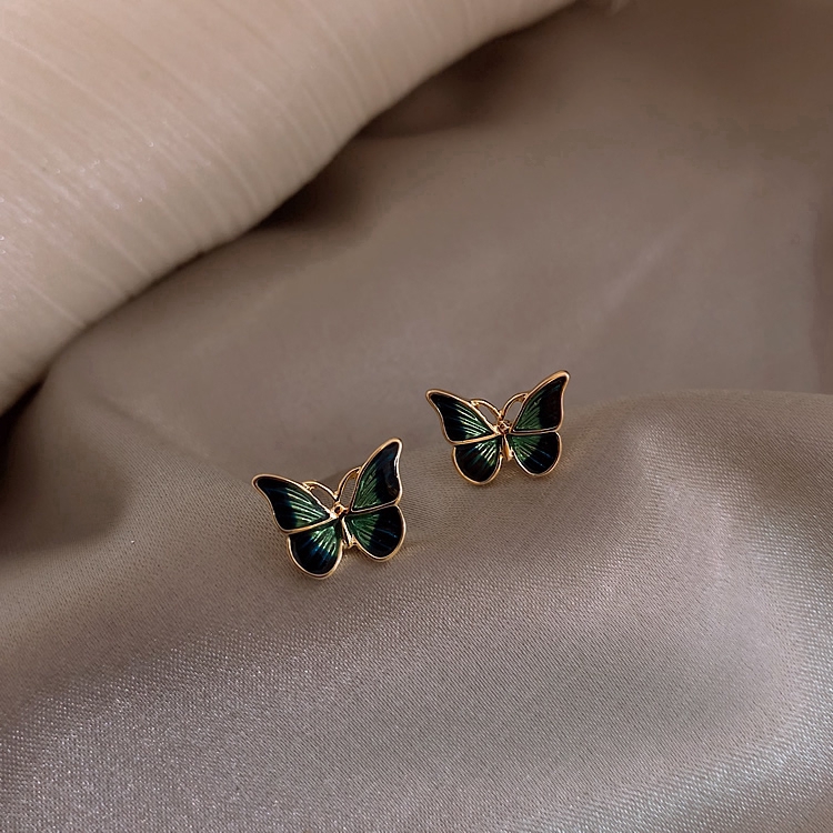 Khuyên tai hình bướm phong cách Hàn Quốc nhỏ xinh và ngọt ngào