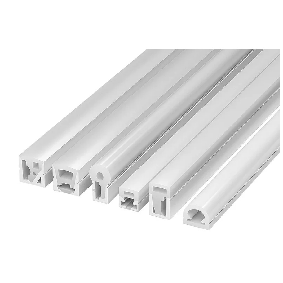 L1000xW20xH14mm Silicon uốn cong- uốn dẻo / bo tròn/ thanh profile silicon sử dụng cho LED dây/ led strip