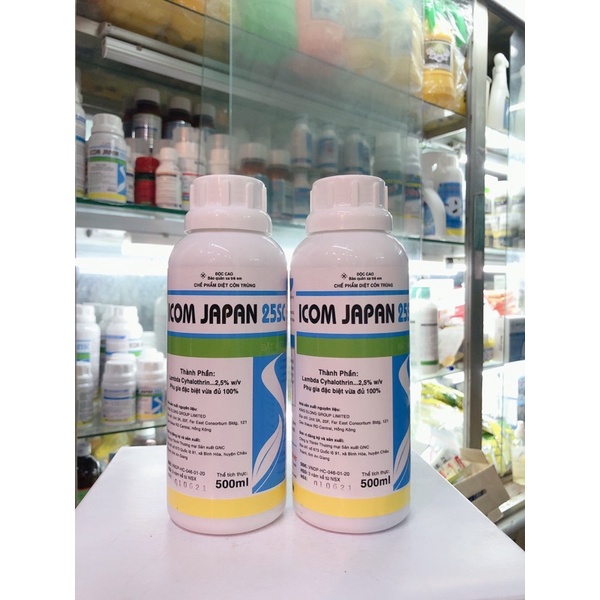 Combo 2 chai chế phẩm diệt muỗi ICOM JAPAN 25SC - 500ml