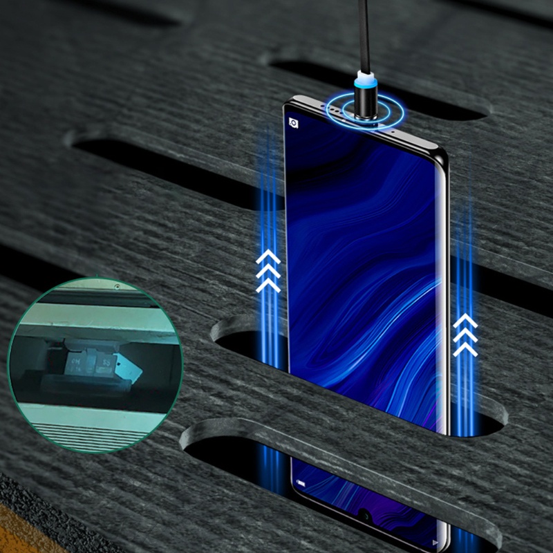 Cáp Sạc Alli Type-C Micro-USB IOS 3 Trong 1 Rút Được Tiện Lợi