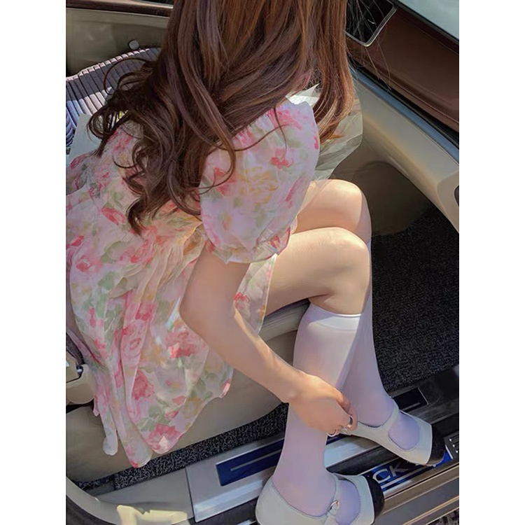 Đầm Hoa Cúp Ngực Bochun Lưng