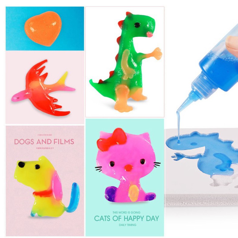 Bộ đồ chơi nước tạo hình 3d, mô hình nước ma thuật cho bé, bộ kit đồ chơi khoa học thí nghiệm cho trẻ em