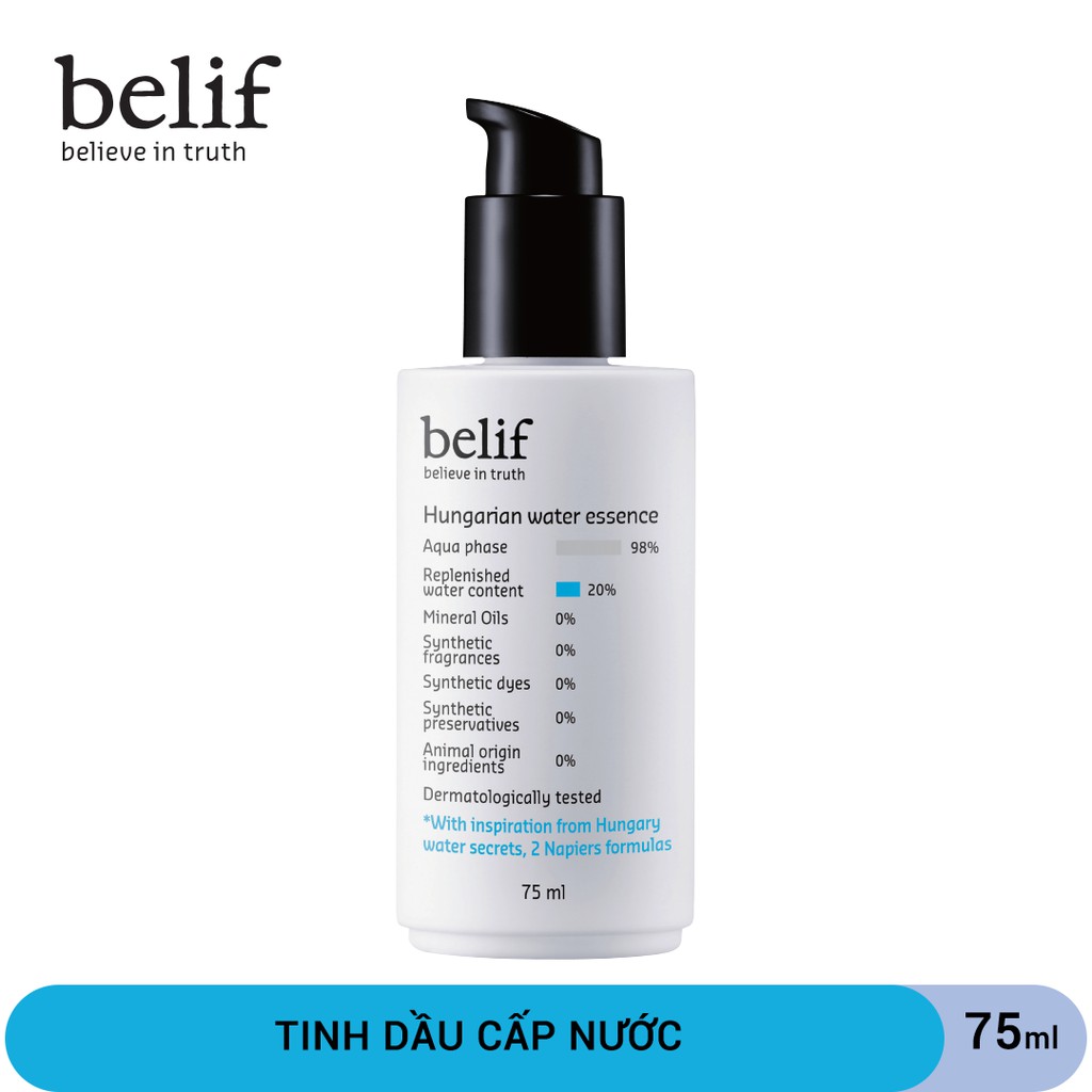 [Mã COSDEP18 giảm 10% đơn 600K] Tinh dầu cấp nước Belif Hungarian Water Essence 75ml | BigBuy360 - bigbuy360.vn