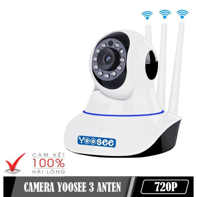 Camera Yoosee 3 râu HD720 - 2.0M kèm thẻ nhớ chuyên dụng 32G