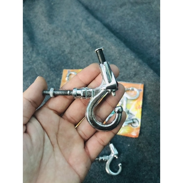 Móc Treo Xe Máy Có Chốt Bấm/ Móc Treo Đồ Xe Máy