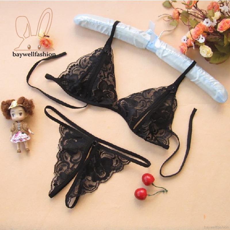 Set Áo Ngực & Quần Lót Nữ G-String Thêu Ren | BigBuy360 - bigbuy360.vn