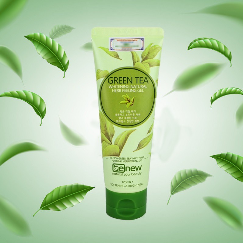 Tẩy da chết Green Tea Whitening Natural Herb Peeling Gel (120ml) - Hàn Quốc Chính Hãng