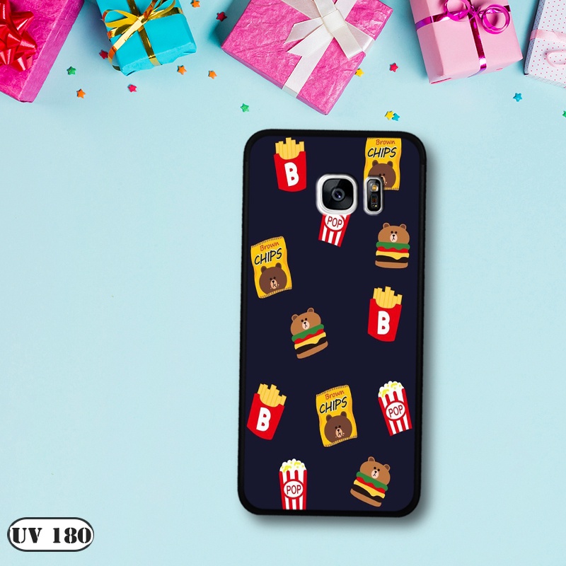 Ốp nhám viền dẻo cho điện thoại Samsung Galaxy S7 Edge