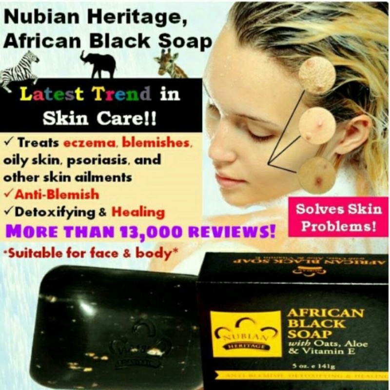Xà Phòng Đen Châu Phi Nubian Heritage / African Black Bar Soap