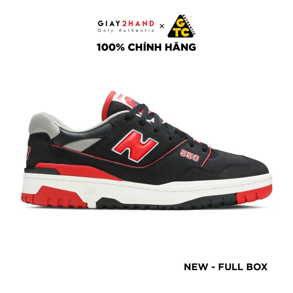 (AUTHENTIC 100%) Giày Sneaker Thể Thao New Balance 550 'Black Red' BB550SG1 - NEW 100% FULLBOX