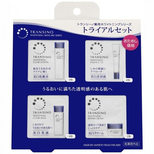 Bộ sản phẩm TRANSINO Whitening Series Daiichi Sankyo Healthcare Japan