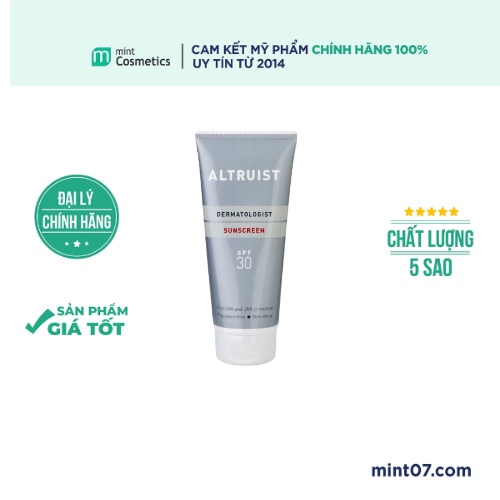 Kem Chống Nắng Altruist Dermatologist Sunscreen SPF30 200ml