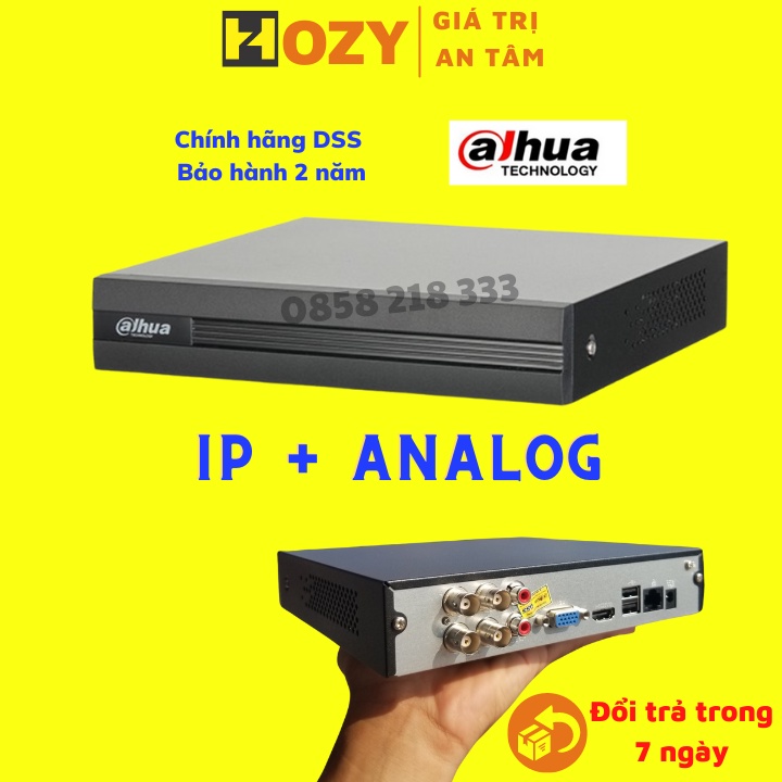 Đầu ghi hình XVR Dahua 5 camera IP hoặc 4 camera Analog bảo hành chính hãng DSS 2 năm chuẩn nén H265