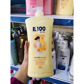 Sữa Tắm E100 Silky Màu Vàng 1200ml