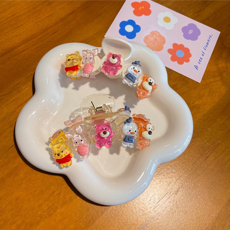 Dễ thương thời trang gấu hoạt hình cô gái kẹp tóc phụ kiện tóc ngọt ngào và tinh tế