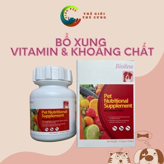 Viên bổ xung canxi và vitamin, dinh dưỡng & chăm sóc sức khỏe cho thú cưng Bioline