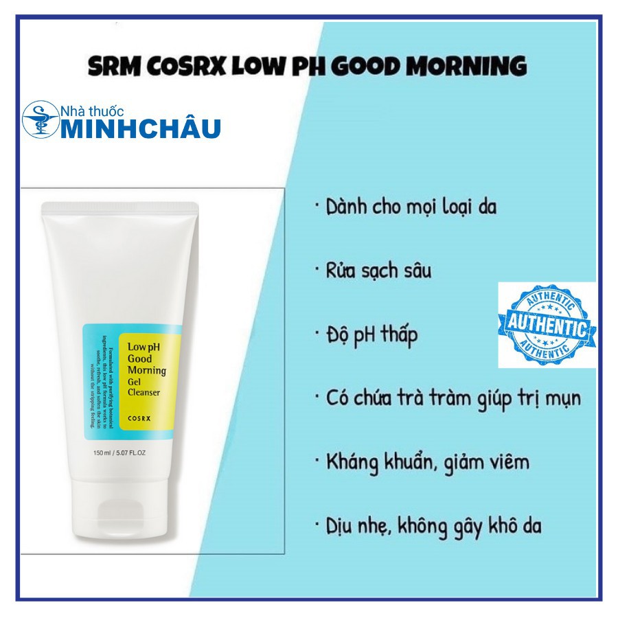(AUTH 2021) Gel Rửa Mặt Cosrx Good Morning Low PH Cleanser 150ml | BigBuy360 - bigbuy360.vn