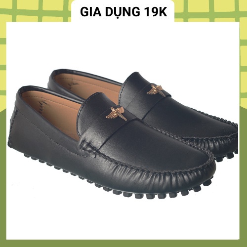 giày lười nam da bóng mác hình cánh chim 2211-GDDB5 Shop Gia Dụng Hà Nội