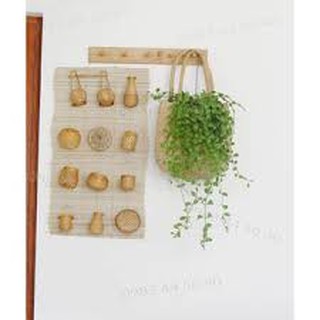 Bộ trang trí decor 12 món mây tre đan